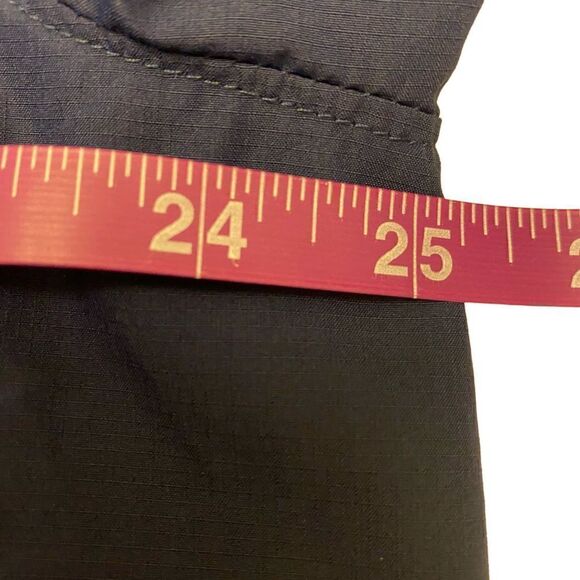 Land's End Navy Blue Nylon Windbreaker Long Sleeve Jacket Size Large - Picture 10 of 12